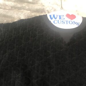 Dior Black Short Sleeve Tee